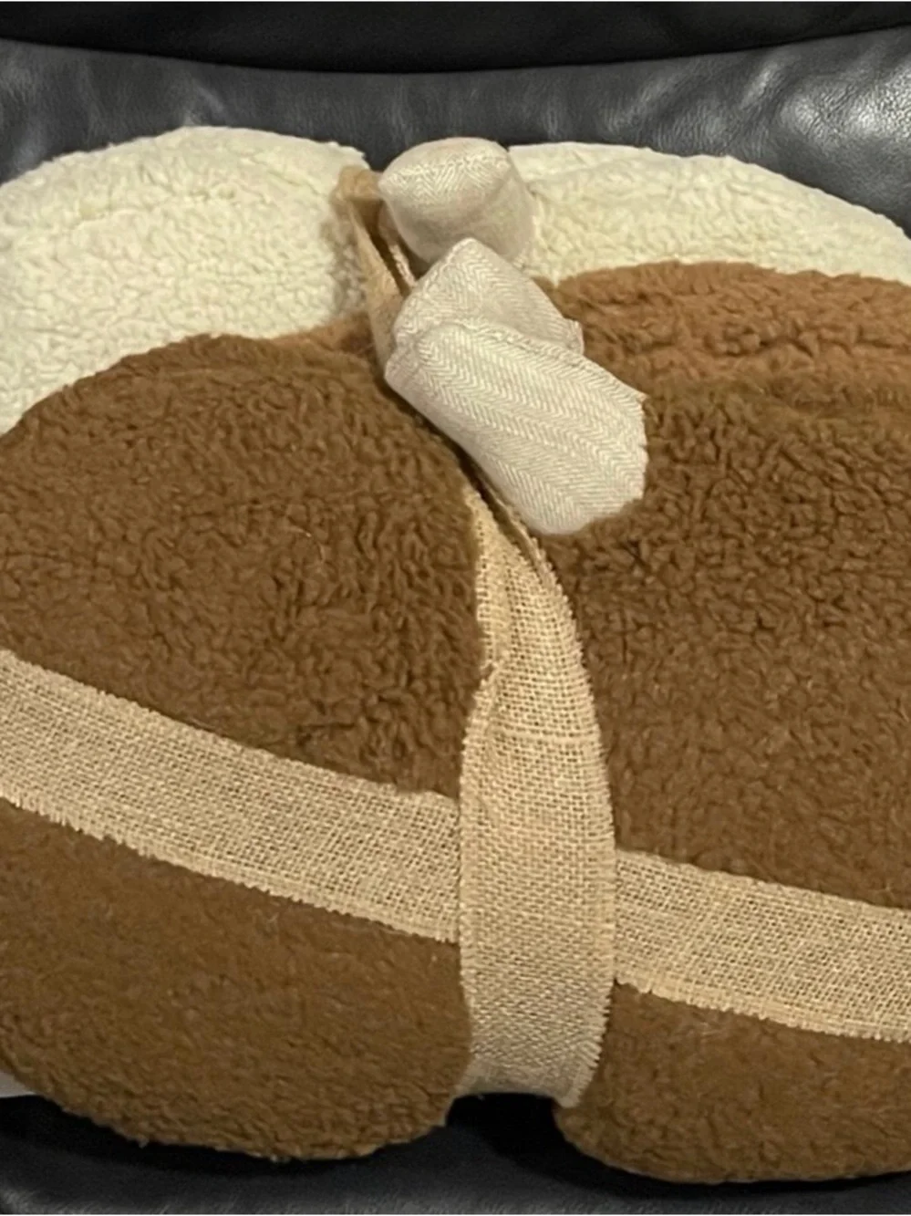 THE FARMHOUSE BY RACHEL ASHWELL Sherpa Pumpkin Pillow Set 3pk